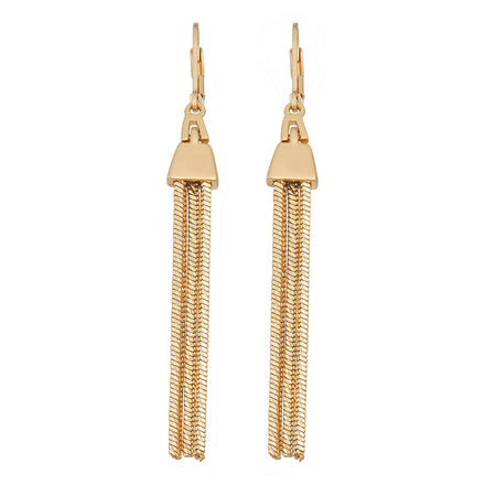 Aretes Color Oro, Marca Napier, Tipo  Tassel , Terminado Brillante.