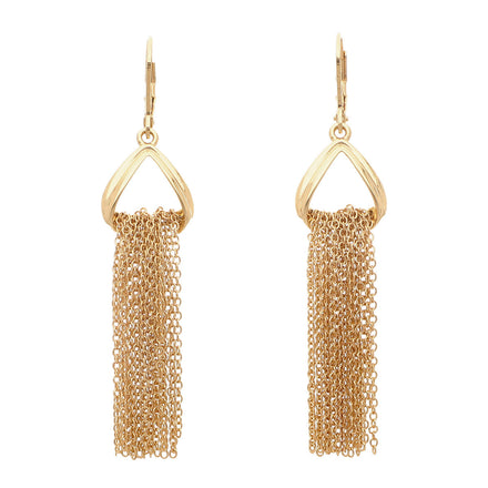 Aretes Color Oro, Marca Napier, Tipo  Tassel , Terminado Brillante, Cierre Tipo Gancho Francés