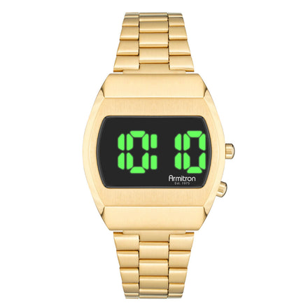 Reloj Armitron Para Caballero Brazalete De Acero Color Dorado