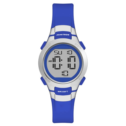 Reloj Armitron Para Dama  De Silicon Color Azul