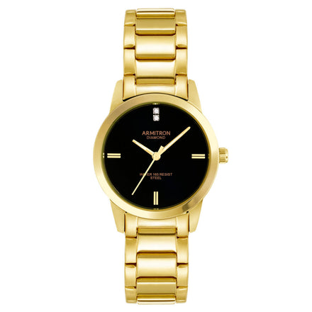 Reloj Armitron Dress Material Acero Brazalete Color Dorado