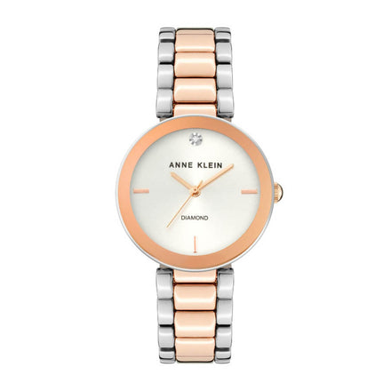 Reloj Anne Klein Para Dama Brazalete De Acero Color Two Tone