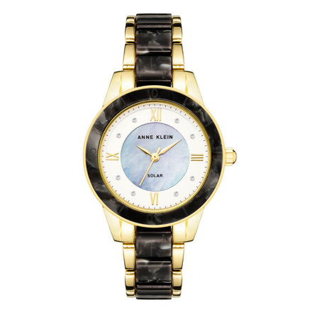 Reloj Anne Klein Para Dama Brazalete De Ceramica Color Taupe