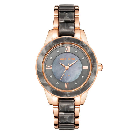 Reloj Anne Klein Para Dama Brazalete De Ceramica Color Taupe