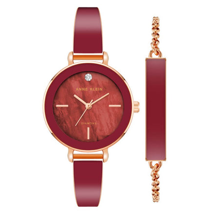 Reloj Anne Klein Para Dama Brazalete De Acero Color Oro Rosa