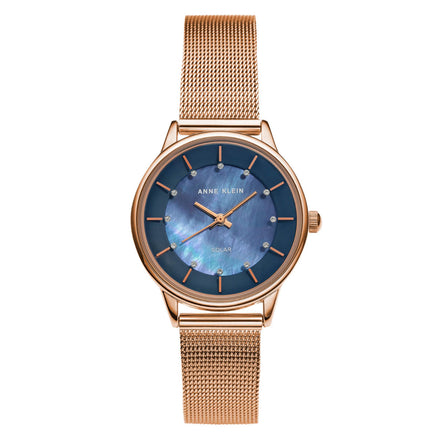 Reloj Anne Klein Para Dama Brazalete De Acero Color Oro Rosa