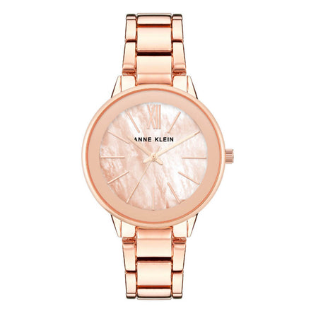 Reloj Anne Klein Para Dama Brazalete De Acero Color Oro Rosa