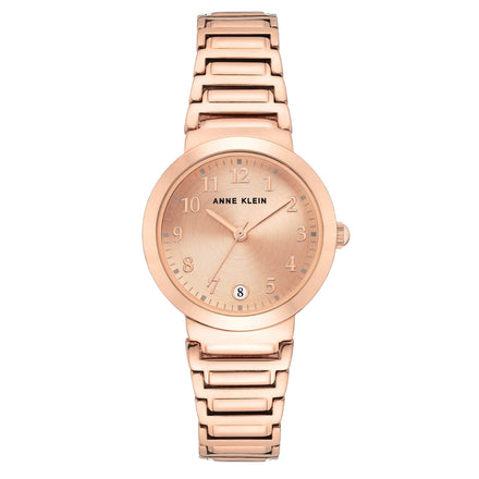 Reloj Anne Klein Para Dama Brazalete De Acero Color Oro Rosa