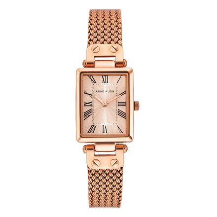 Reloj Anne Klein Para Dama Brazalete De Acero Color Oro Rosa