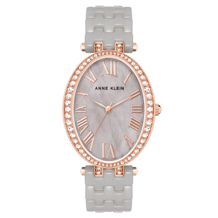 Reloj Anne Klein Para Dama Brazalete De Acero Color Oro Rosa