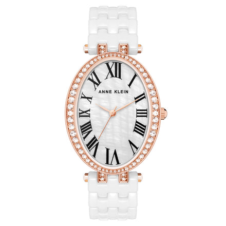 Reloj Anne Klein Para Dama Brazalete De Acero Color Oro Rosa