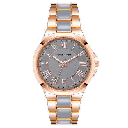 Reloj Anne Klein Para Dama Brazalete De Acero Color Oro Rosa