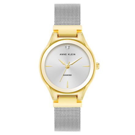 Reloj Anne Klein Para Dama Brazalete De Acero Color Oro Rosa