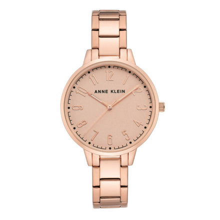 Reloj Anne Klein Para Dama Brazalete De Acero Color Oro Rosa