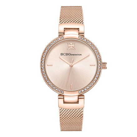 Reloj Bcbg Para Dama Correa De Piel Color Blanco