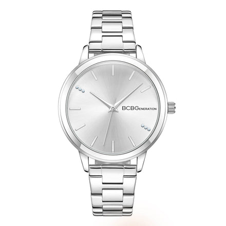 Reloj Bcbg Para Dama Correa De Piel Color Blanco