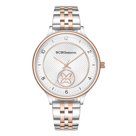 Reloj Bcbg Para Dama Correa De Piel Color Blanco